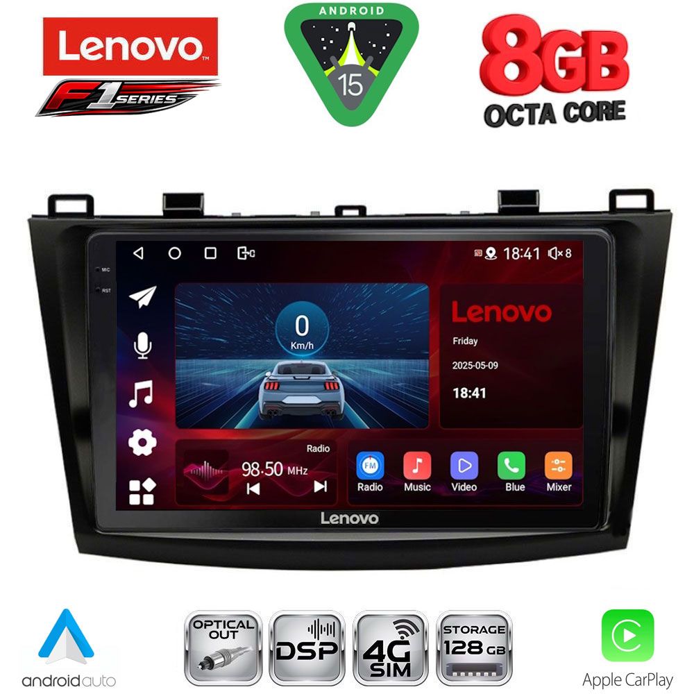 LENOVO SSR 10366_CPA (9inc) MULTIMEDIA TABLET for MAZDA 3 mod. 2009-2014