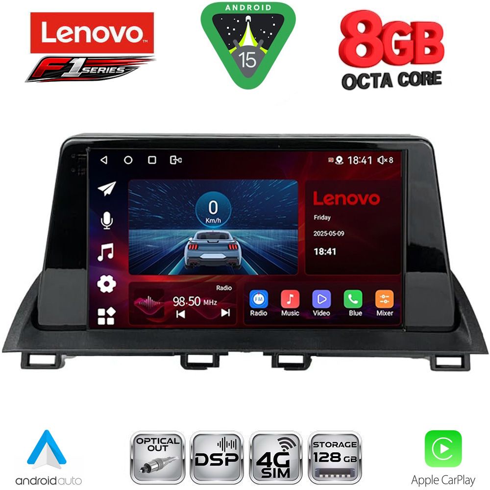 LENOVO SSR 10367_CPA (9inc) MULTIMEDIA TABLET for MAZDA 3 mod. 2014-2019