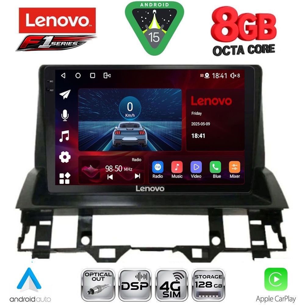 LENOVO SSR 10376_CPA DASH (10inc) MULTIMEDIA TABLET for MAZDA 6 mod. 2002-2008