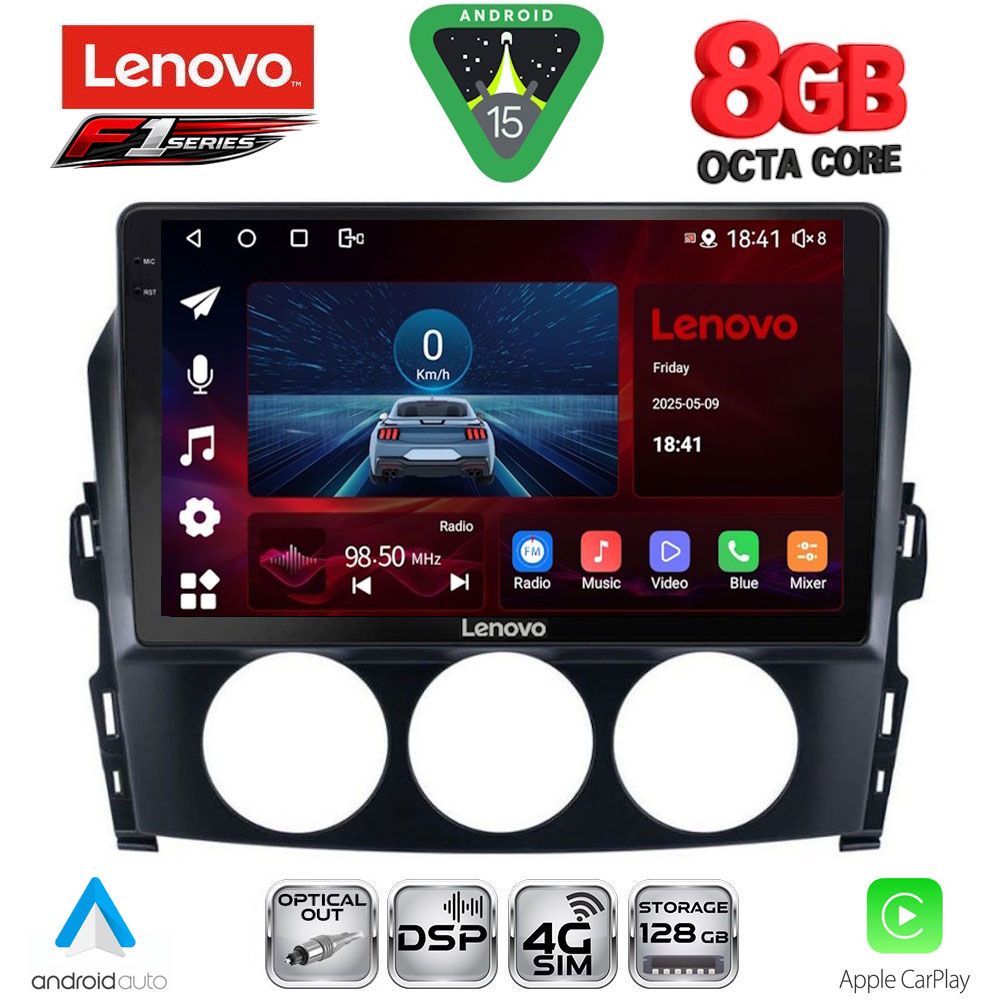 LENOVO SSR 10392_CPA (9inc) MULTIMEDIA TABLET for MAZDA MX5 mod. 2005-2015