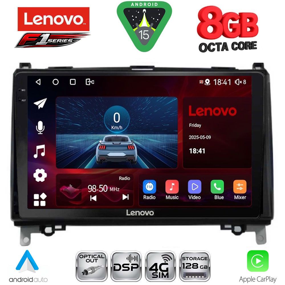 LENOVO SSR 10400_CPA (9inc) MULTIMEDIA TABLET for MERCEDES A – B -SPRINTER – VITO mod. 2007-2020