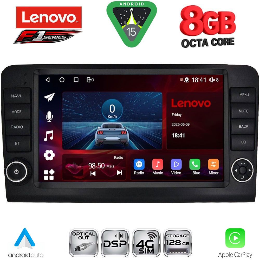 LENOVO SSR 10416_CPA (9inc) MULTIMEDIA TABLET for MERCEDES ML (W164) – GL (X164) mod. 2005-2011