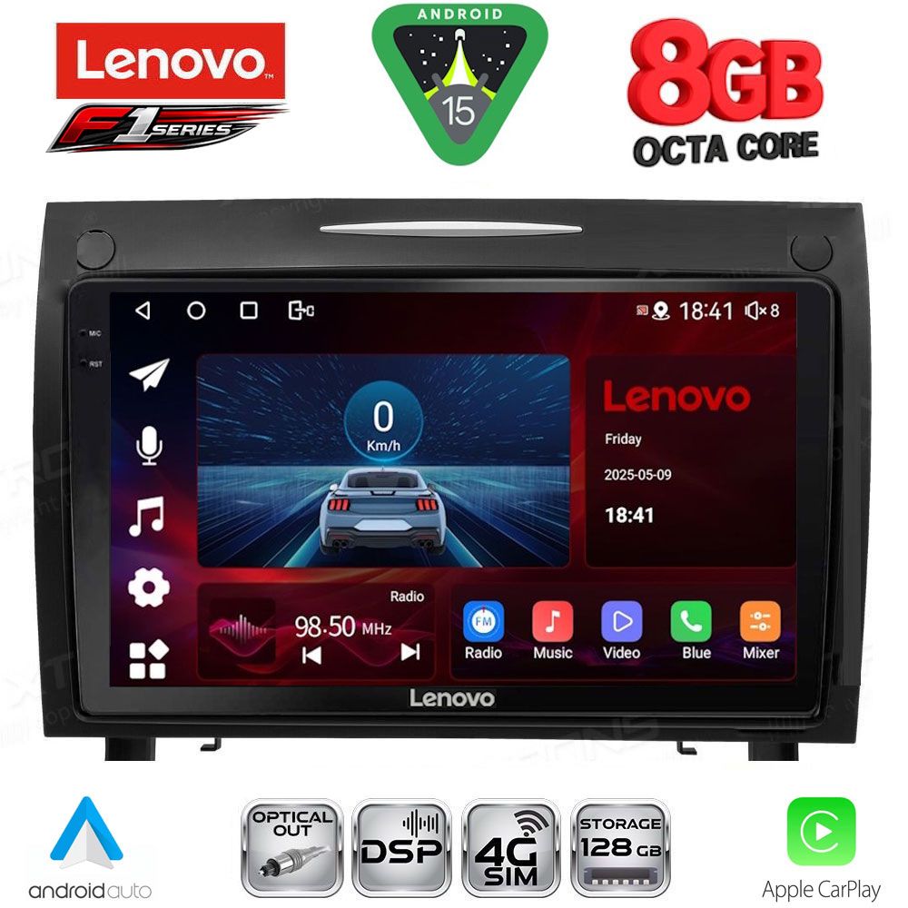 LENOVO SSR 10419_CPA (9inc) MULTIMEDIA TABLET for MERCEDES SLK R171 mod. 2004-2010