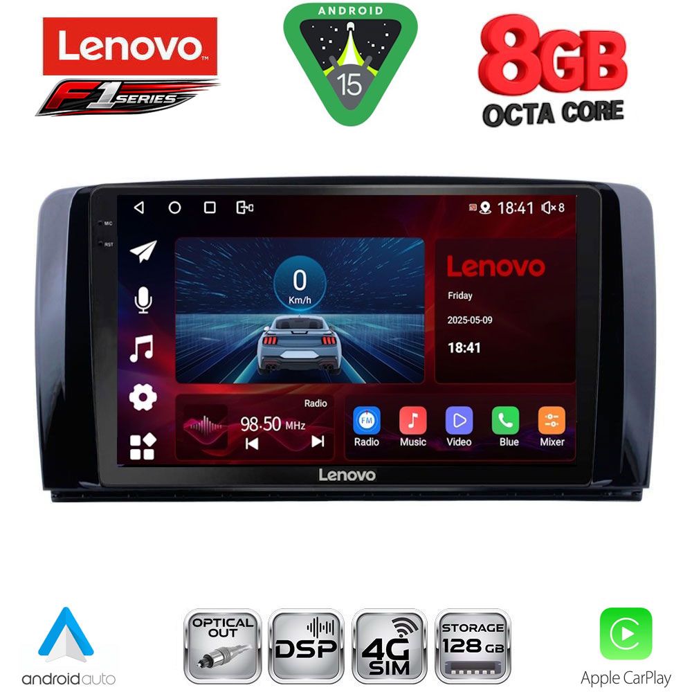 LENOVO SSR 10422_CPA (9inc) MULTIMEDIA TABLET for MERCEDES R (W251) mod. 2006-2015