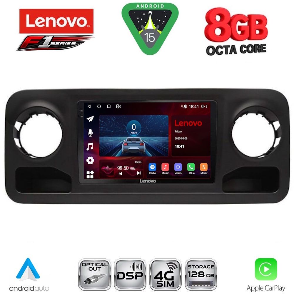 LENOVO SSR 10424_CPA (10inc) MULTIMEDIA TABLET for MERCEDES SPRINTER mod. 2018-2026