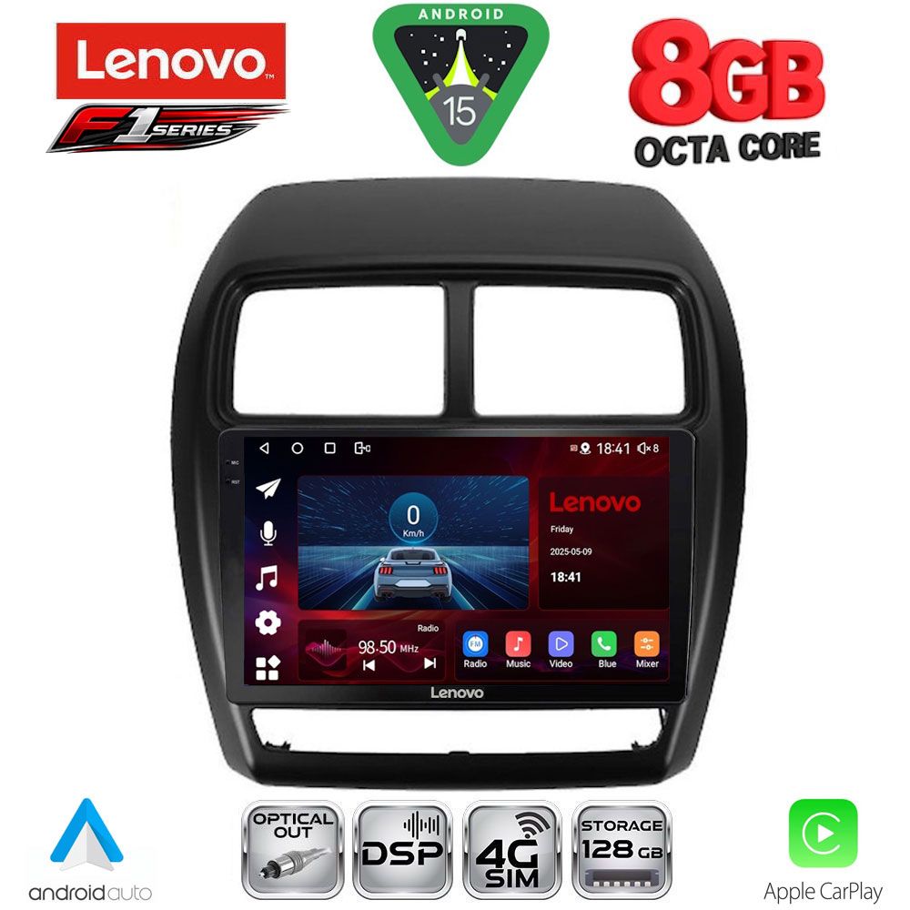 LENOVO SSR 10431_CPA (9inc) MULTIMEDIA TABLET for MITSUBISHI ASX mod. 2020-2023