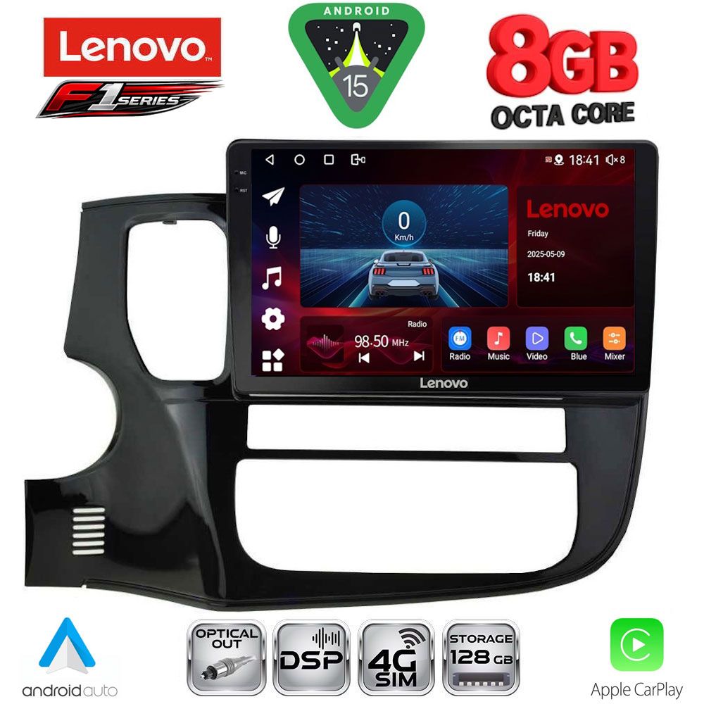 LENOVO SSR 10443_CPA (10inc) MULTIMEDIA TABLET for MITSUBISHI OUTLANDER mod. 2013-2020