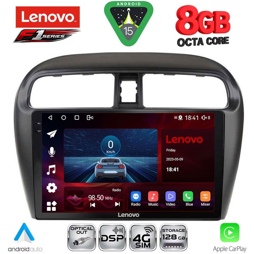 LENOVO SSR 10448_CPA (9inc) MULTIMEDIA TABLET for MITSUBISHI SPACESTAR mod. 2013-2020