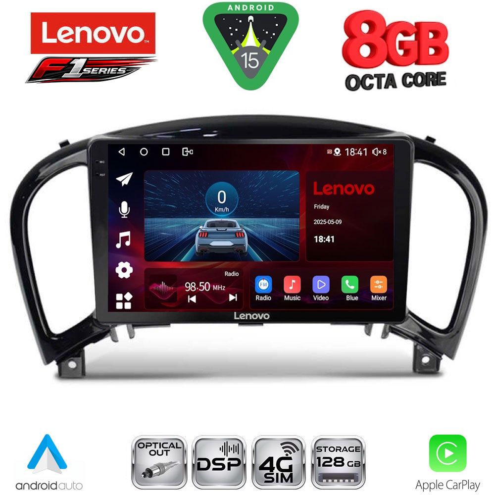 LENOVO SSR 10452_CPA (9inc) MULTIMEDIA TABLET for NISSAN JUKE mod. 2009-2020