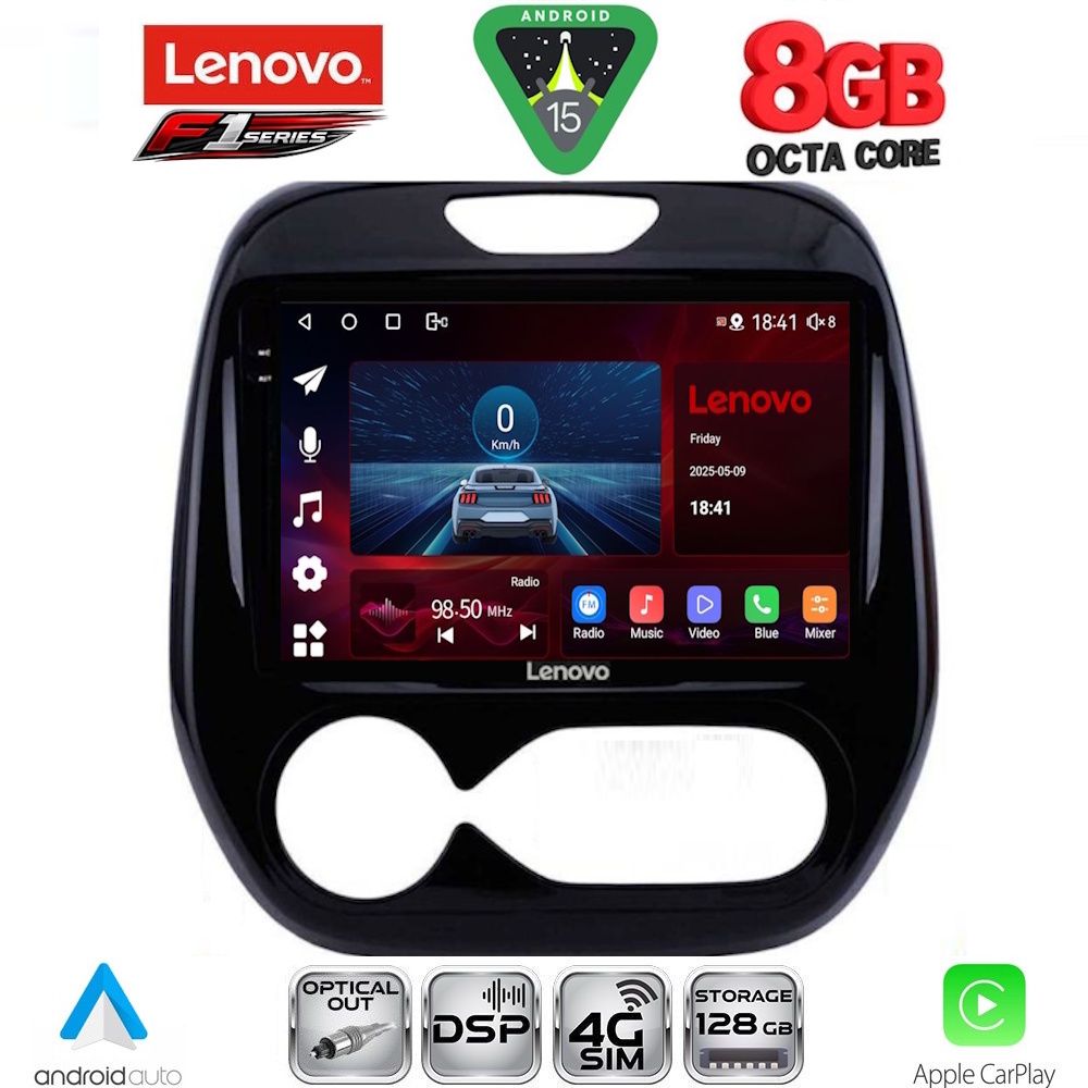 LENOVO SSR 10542_CPA (9inc) MULTIMEDIA TABLET for RENAULT CAPTUR mod. 2013-2019