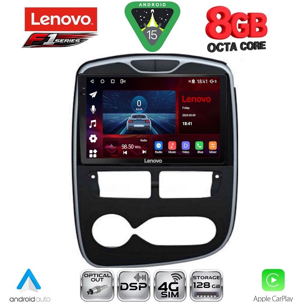 LENOVO SSR 10544_CPA (10inc) MULTIMEDIA TABLET for RENAULT CLIO mod. 2012-2015