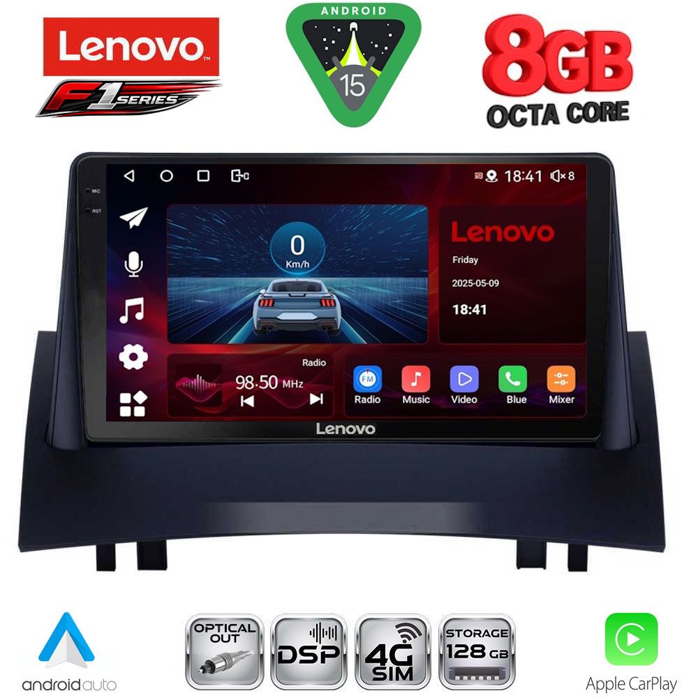 LENOVO SSR 10555_CPA (9inc) MULTIMEDIA TABLET for RENAULT MEGANE 2 mod. 2002-2008