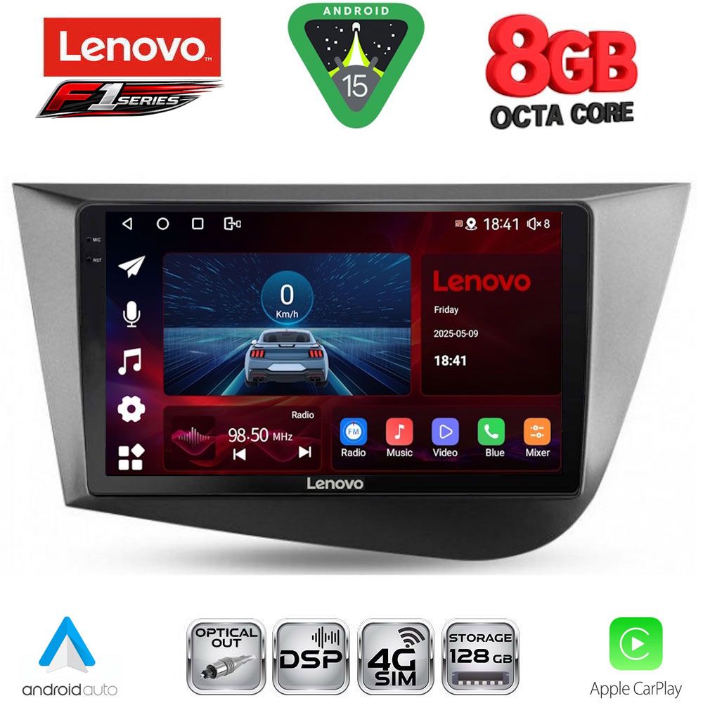 LENOVO SSR 10574_CPA (9inc) MULTIMEDIA TABLET for SEAT LEON mod. 2005-2012