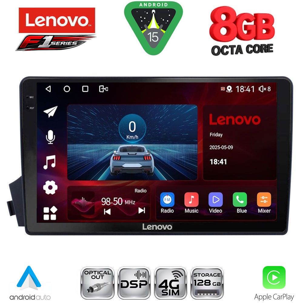LENOVO SSR 10650_CPA (9inc) MULTIMEDIA TABLET for SSANGYONG ACTYON - KYRON mod. 2006-2015