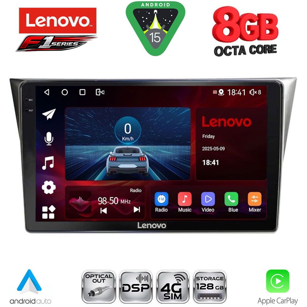 LENOVO SSR 10659_CPA (9inc) MULTIMEDIA TABLET for SUBARU IMPREZA mod. 2002-2008