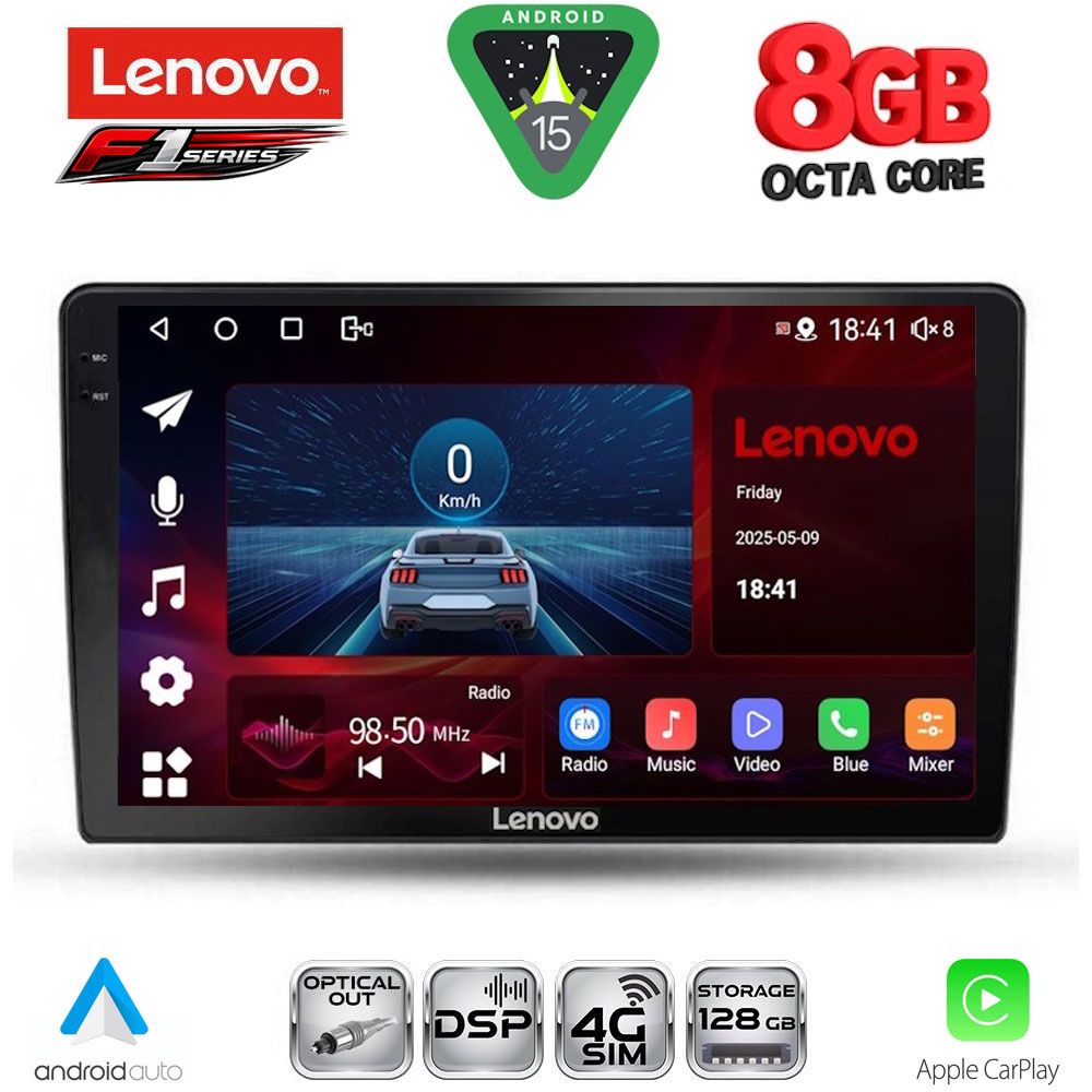 LENOVO SSR 10702_CPA (9inc) MULTIMEDIA TABLET for TOYOTA AURIS mod. 2007-2012