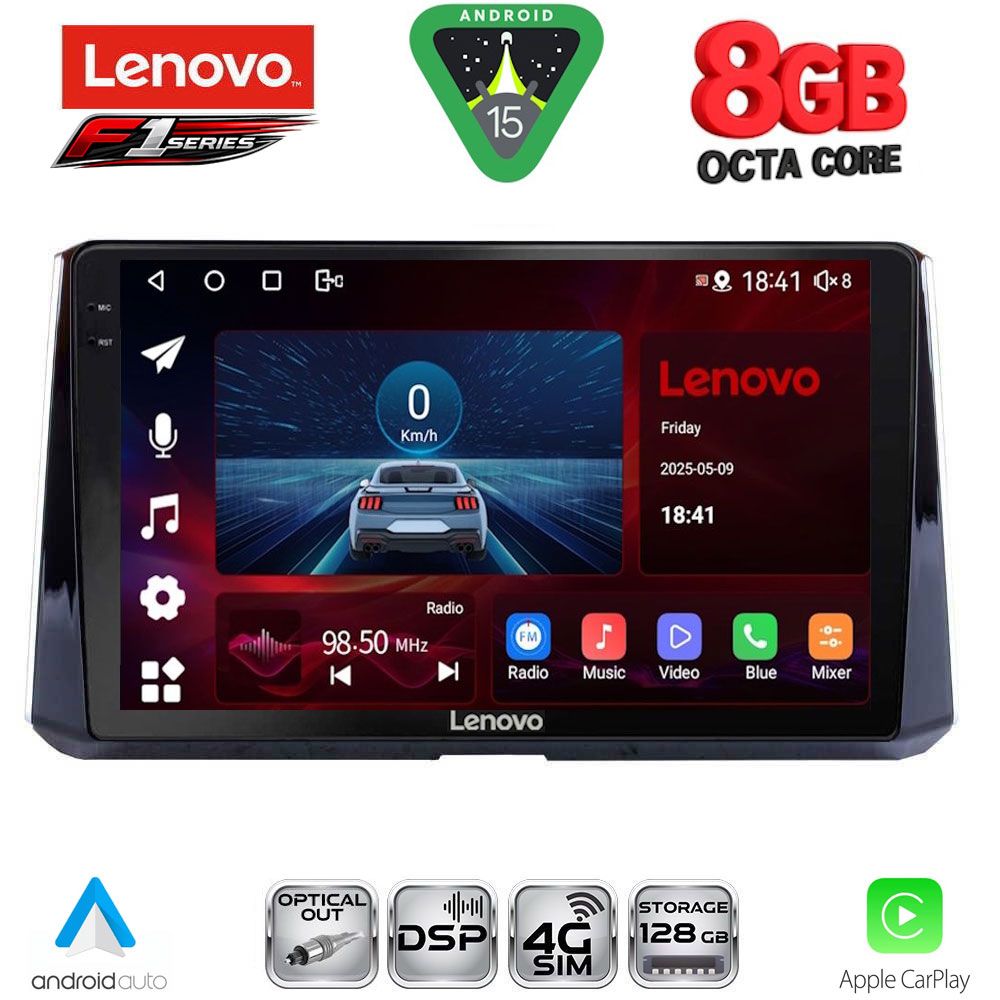 LENOVO SSR 10716_CPA (10inc) MULTIMEDIA TABLET for TOYOTA COROLLA mod. 2019-2026
