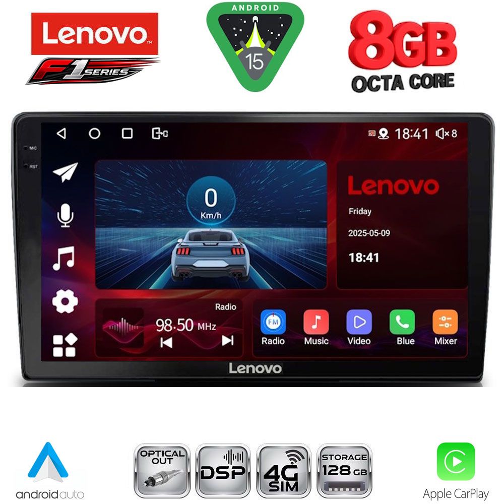 LENOVO SSR 10722_CPA (9inc) MULTIMEDIA TABLET for TOYOTA LANDCRUISER mod. 1998-2003