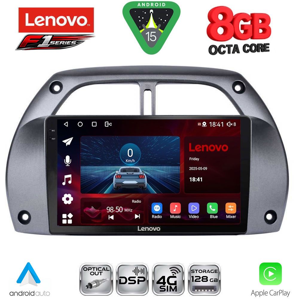 LENOVO SSR 10730_CPA A/C (9inc) MULTIMEDIA TABLET for TOYOTA RAV 4 mod. 2000-2006