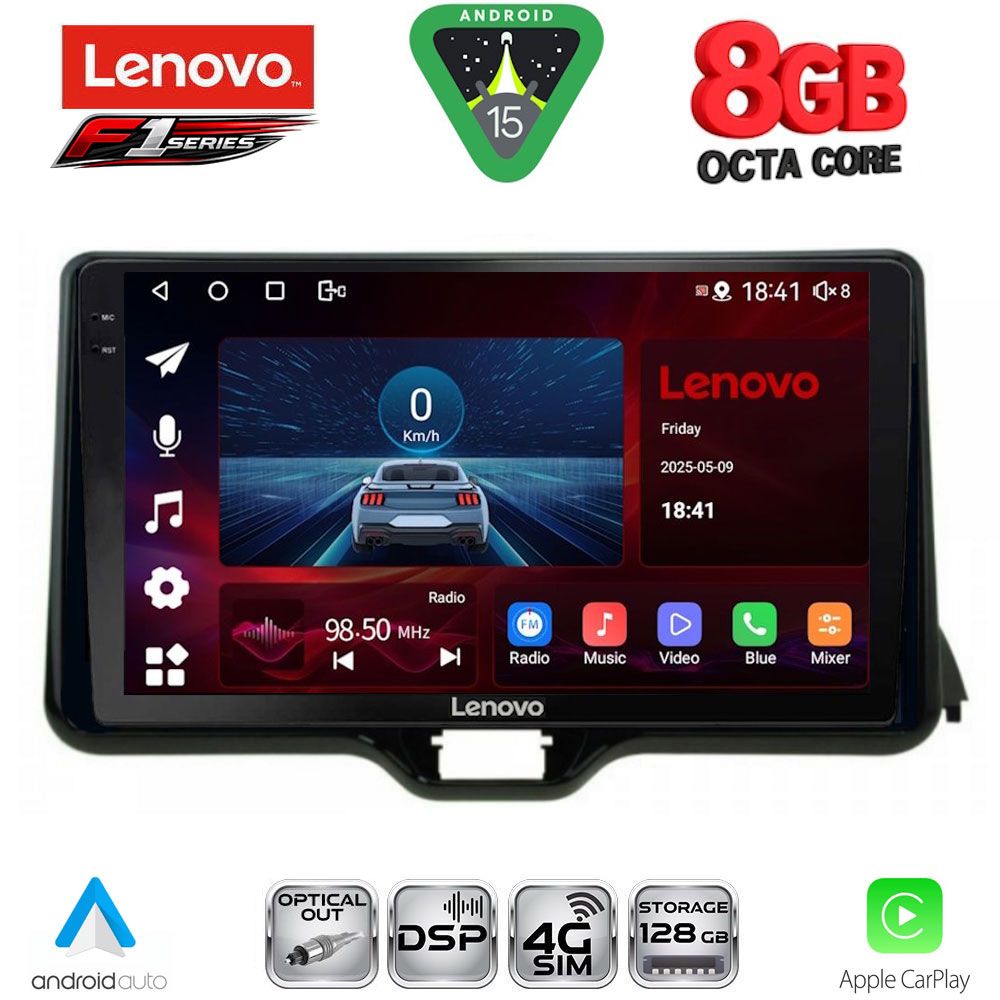 LENOVO SSR 10738_CPA (10inc) MULTIMEDIA TABLET for TOYOTA YARIS mod. 2020-2026 - MAZDA 2 mod. 2023-2026