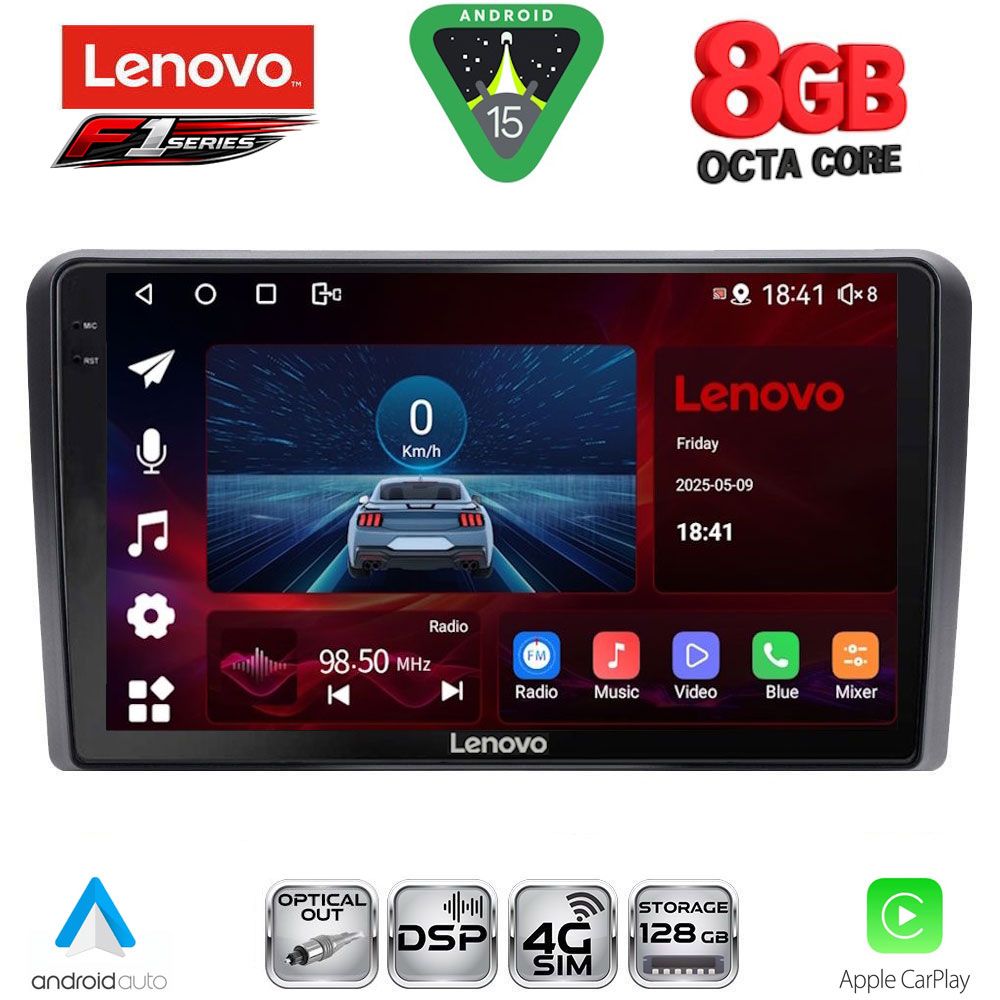 LENOVO SSR 10740_CPA  (10inc) MULTIMEDIA TABLET for SEAT - SKODA - VW mod. 2004-2014