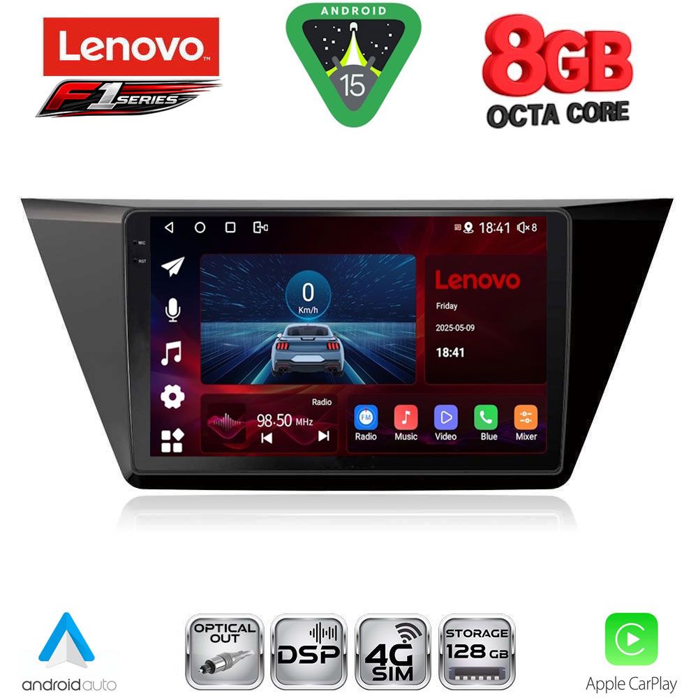 LENOVO SSR 10769_CPA (10inc) MULTIMEDIA TABLET for VW TOURAN mod. 2016-2026