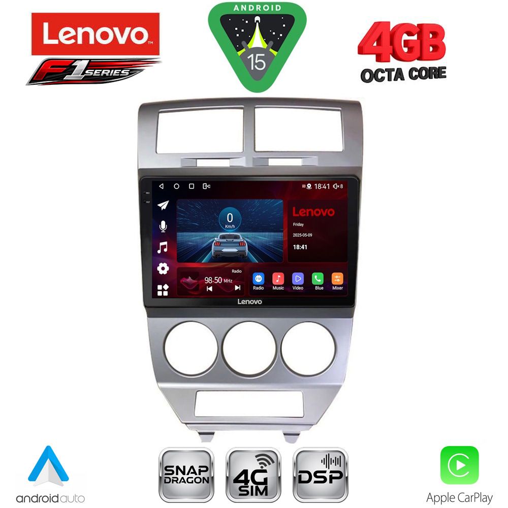 LENOVO SSQ 9275_CPA (10inc) MULTIMEDIA TABLET for DODGE CALIBER mod. 2006-2012