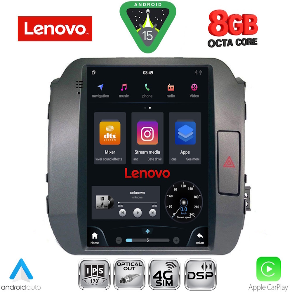 LENOVO SSW 10927_CPA TESLA STYLE for KIA SPORTAGE mod. 2010-2015