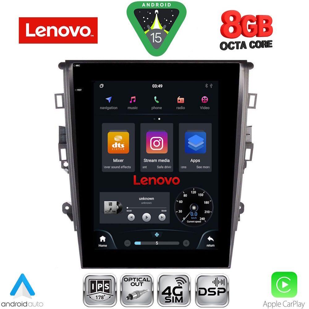LENOVO SSW 10959_CPA TESLA STYLE for FORD MONDEO mod. 2014-2023