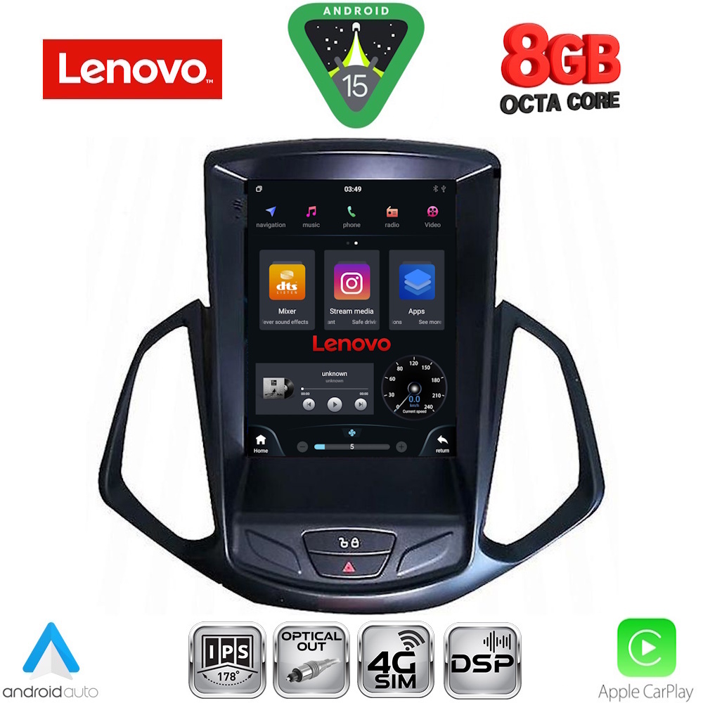 LENOVO SSW 10966_CPA TESLA STYLE for FORD ECOSPORT mod. 2012-2018