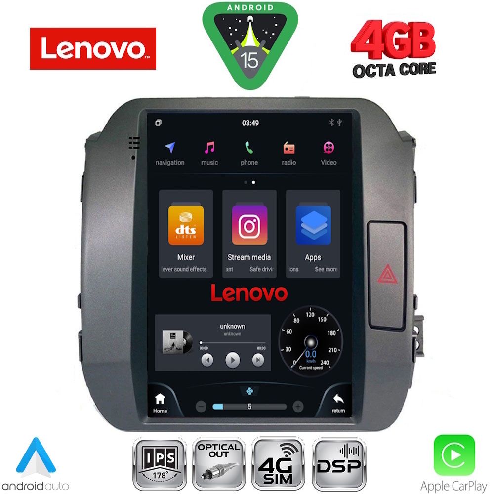 LENOVO SSX 9927_CPA TESLA STYLE for KIA SPORTAGE mod. 2010-2015