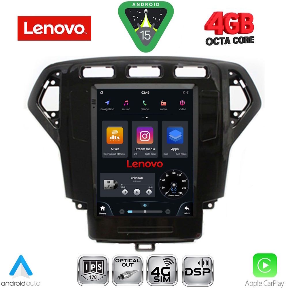 LENOVO SSX 9957_CPA TESLA STYLE for FORD MONDEO mod. 2007-2010