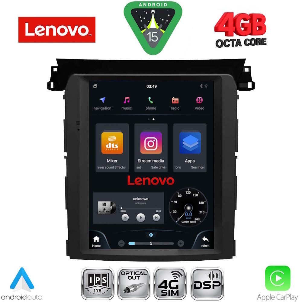 LENOVO SSX 9961_CPA TESLA STYLE for SUBARU FORESTER – IMPREZA – XV mod. 2019-2024