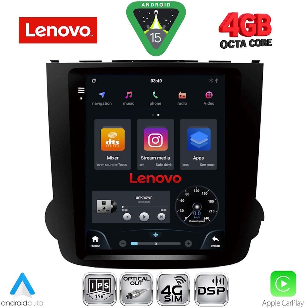 LENOVO SSX 9977_CPA TESLA STYLE for HONDA CRV mod. 2007-2012
