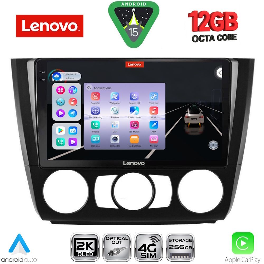 LENOVO SSZ 12040_CPA A/C (9inc) MULTIMEDIA TABLET for BMW S.1 E81-82-87-88 mod. 2004-2013