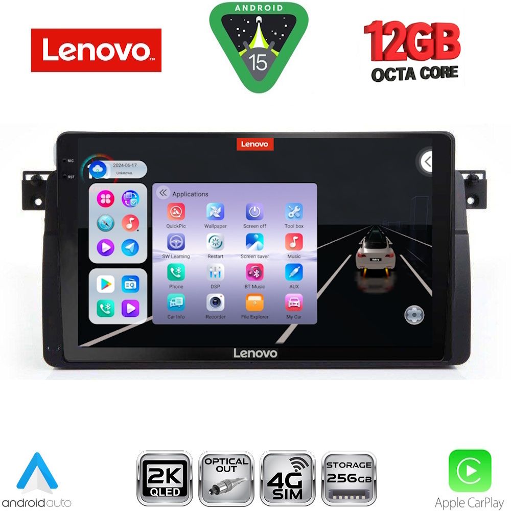 LENOVO SSZ 12042_CPA (9inc) MULTIMEDIA TABLET for BMW E46 mod. 1998-2005