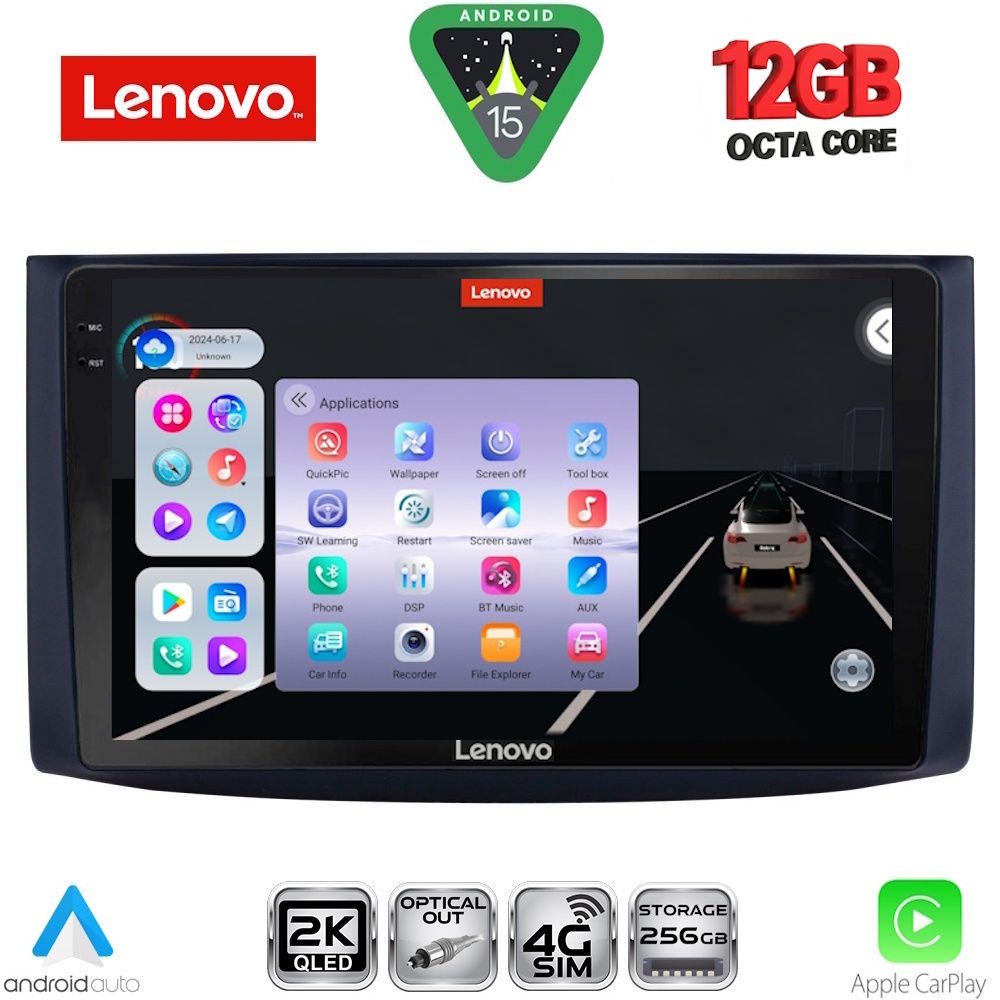 LENOVO SSZ 12072_CPA (9inc) MULTIMEDIA TABLET for CHEVROLET AVEO mod. 2006-2010