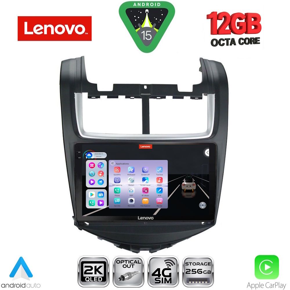 LENOVO SSZ 12075_CPA (9inc) MULTIMEDIA TABLET for CHEVROLET AVEO mod. 2014-2017