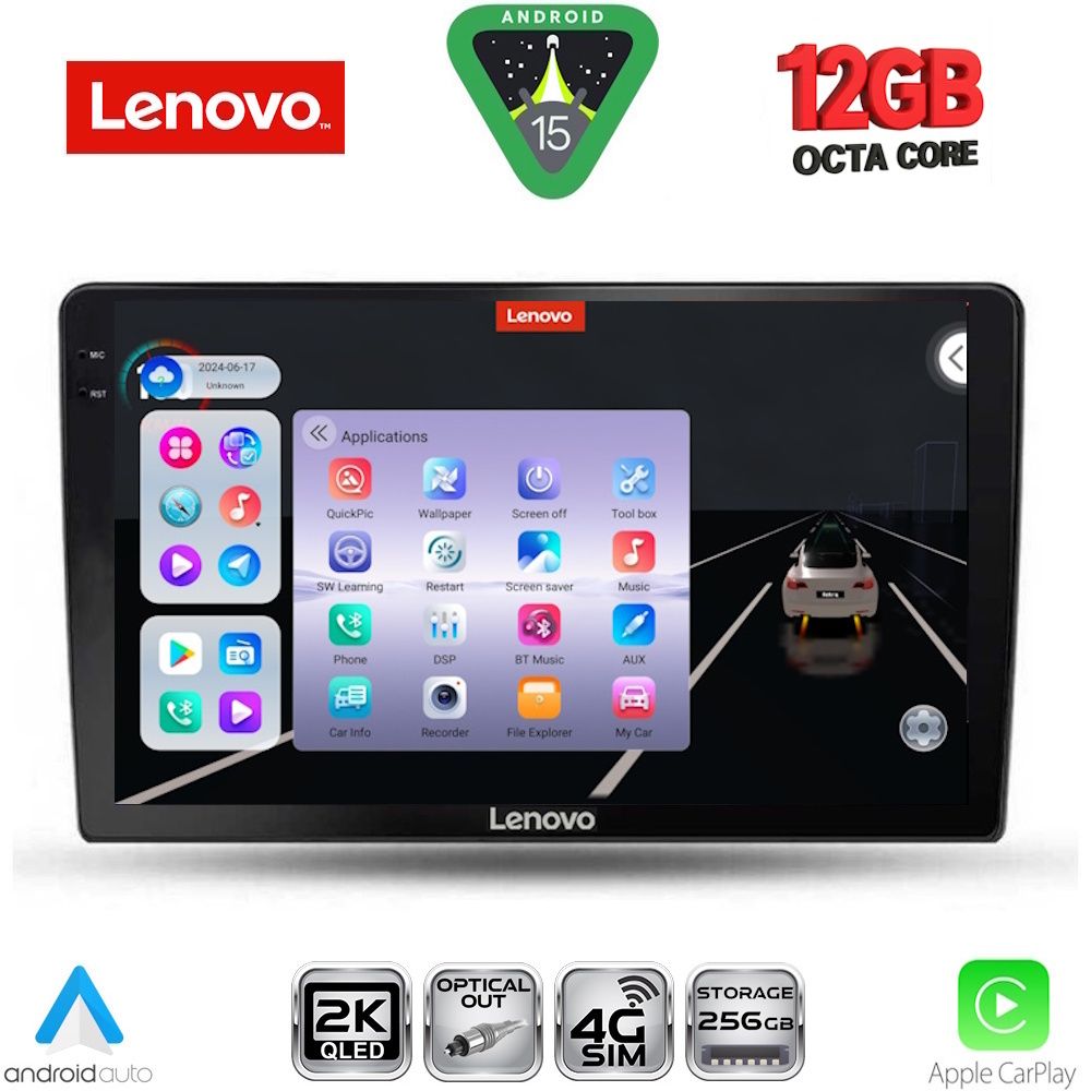 LENOVO SSZ 12103B_CPA (9inc) MULTIMEDIA TABLET for DACIA DUSTER mod. 2012-2019