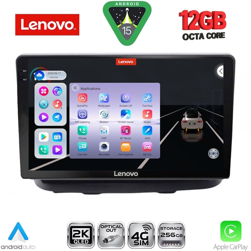 LENOVO SSZ 12135_CPA (10inc) MULTIMEDIA TABLET for FIAT DOBLO mod. 2002-2009