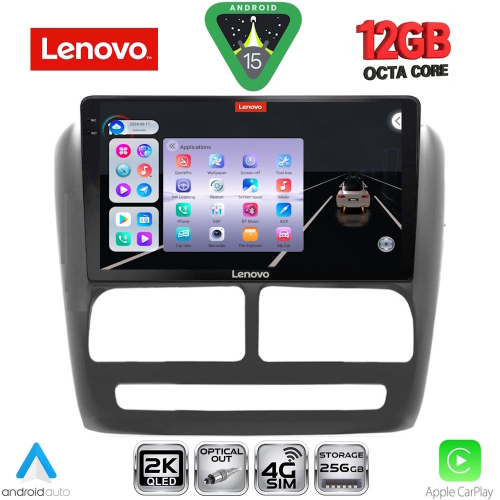 LENOVO SSZ 12137_CPA (9inc) MULTIMEDIA TABLET for FIAT DOBLO mod. 2010-2015