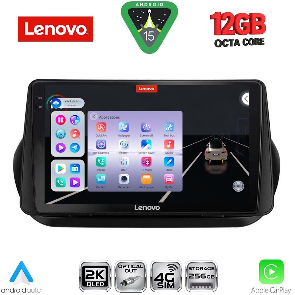LENOVO SSZ 12142_CPA (9inc) MULTIMEDIA TABLET for CITROEN – FIAT – PEUGEOT mod. 2008-2018