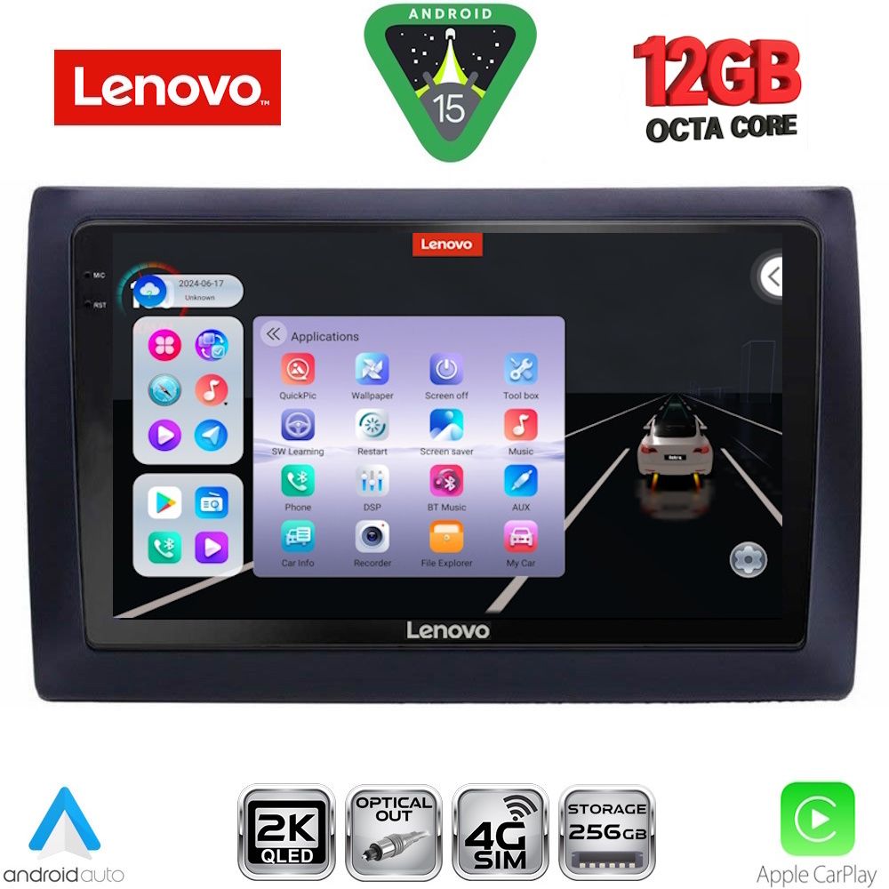 LENOVO SSZ 12145_CPA (9inc) MULTIMEDIA TABLET for FIAT STILO mod. 2001-2007