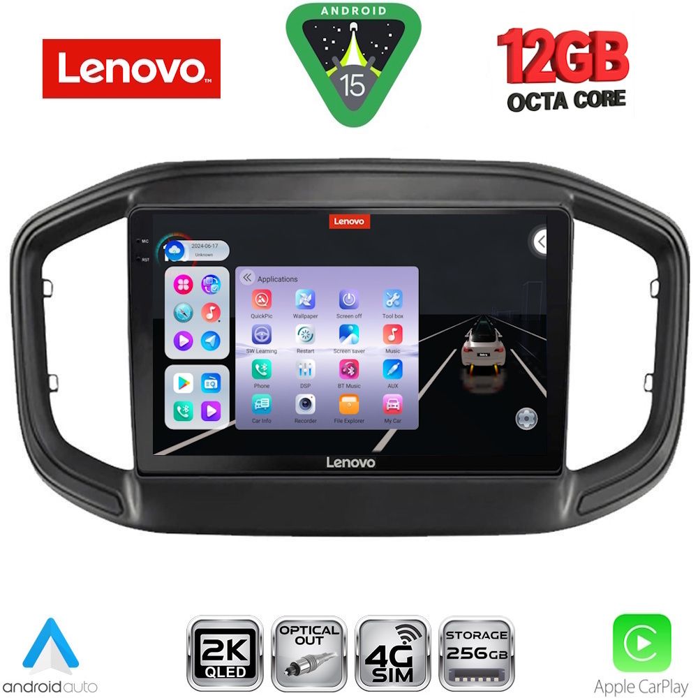 LENOVO SSZ 12147_CPA (9inc) MULTIMEDIA TABLET for FIAT STRADA mod. 2020-2026