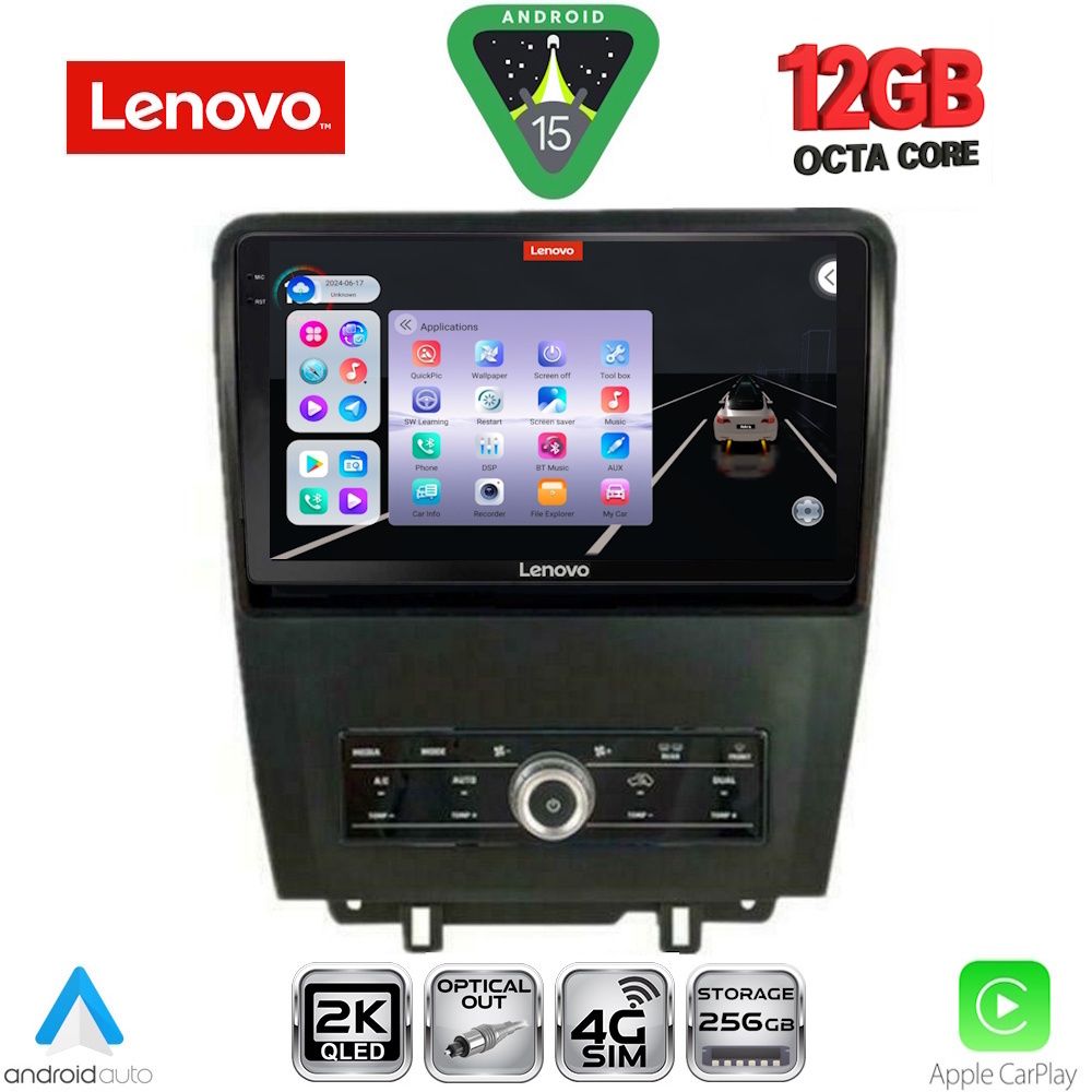 LENOVO SSZ 12165_CPA (9inc) MULTIMEDIA TABLET for FORD MUSTANG mod. 2010-2015