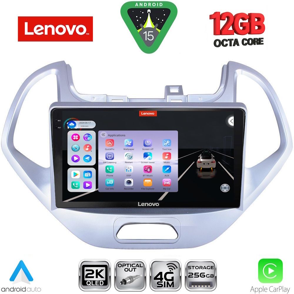 LENOVO SSZ 12167LO_CPA (9inc) MULTIMEDIA TABLET for FORD KA mod. 2017-2024