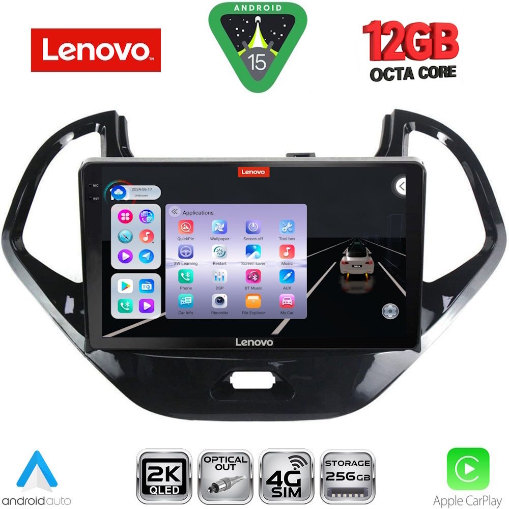 LENOVO SSZ 12167SH_CPA (9inc) MULTIMEDIA TABLET for FORD KA mod. 2017-2024