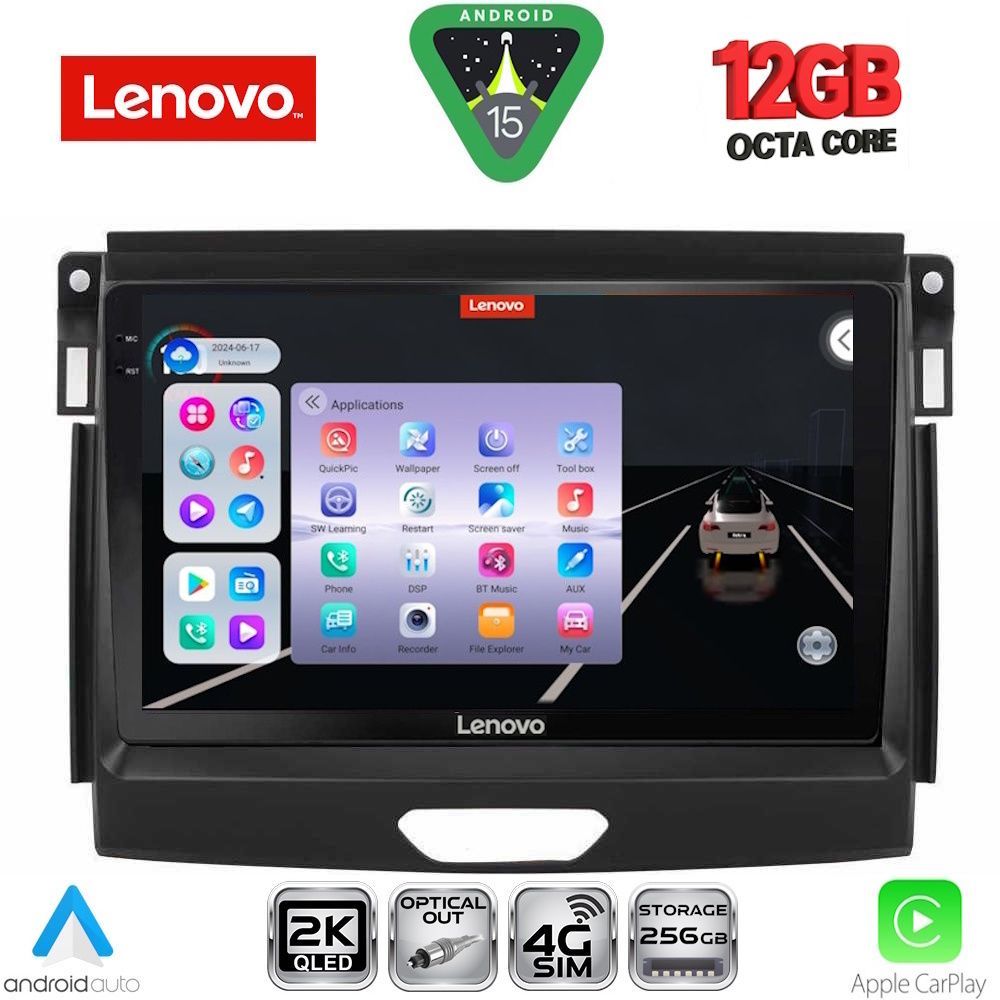 LENOVO SSZ 12172A_CPA (9inc) MULTIMEDIA TABLET for FORD RANGER mod. 2015-2018