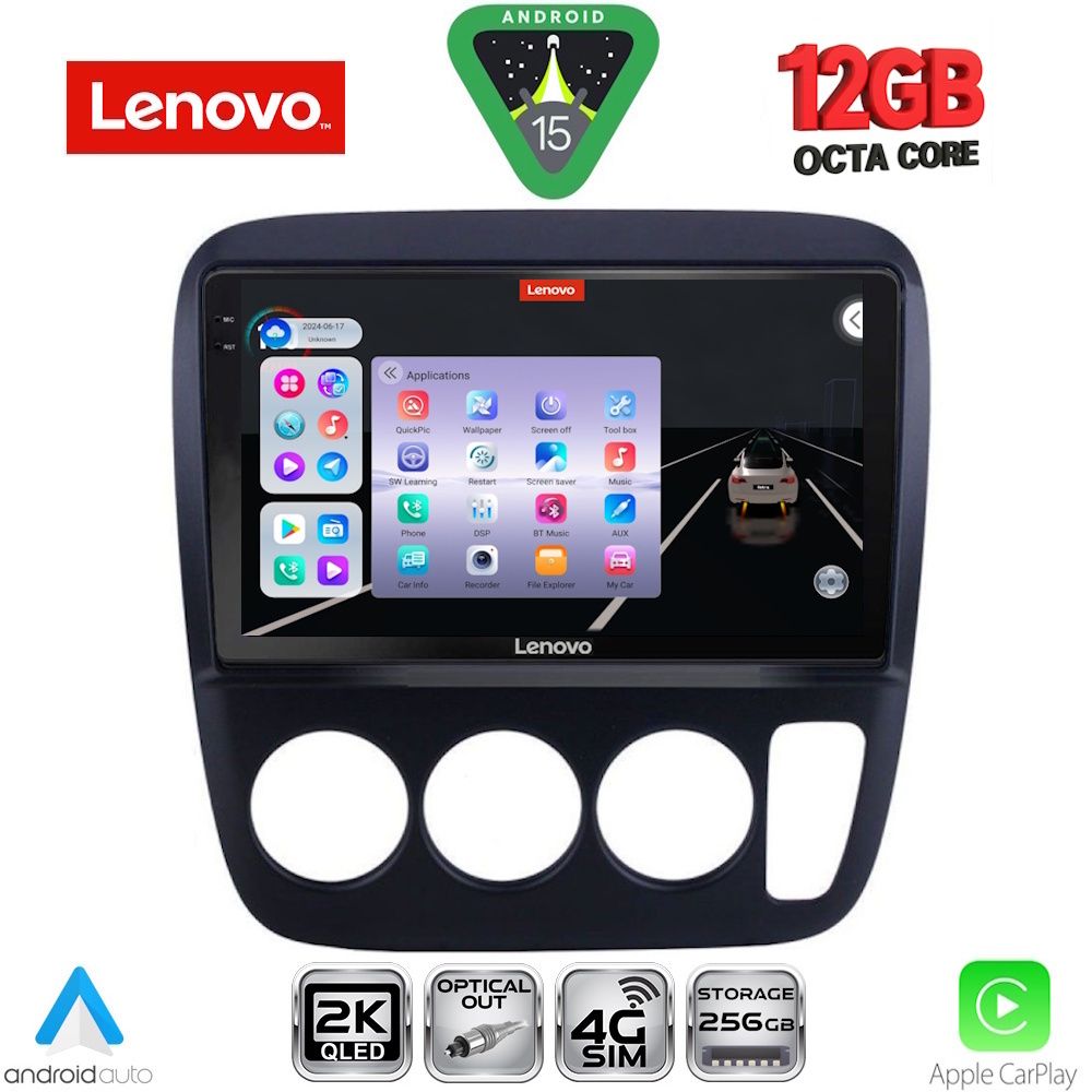LENOVO SSZ 12196_CPA A/C (9inc) MULTIMEDIA TABLET for HONDA CRV mod. 1996-2006