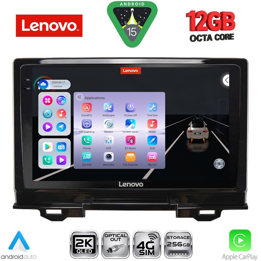 LENOVO SSZ 12202_CPA (9inc) MULTIMEDIA TABLET for HONDA HRV mod. 2021-2026